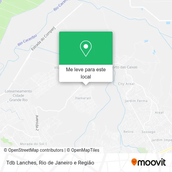 Tdb Lanches mapa