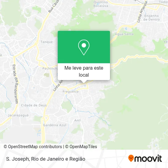 S. Joseph mapa