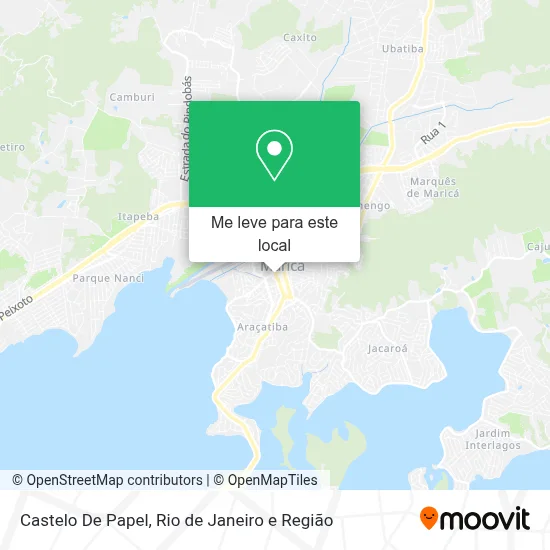 Castelo De Papel mapa