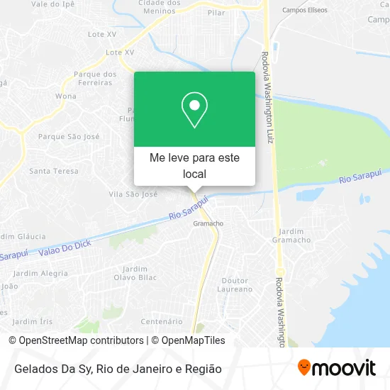Gelados Da Sy mapa