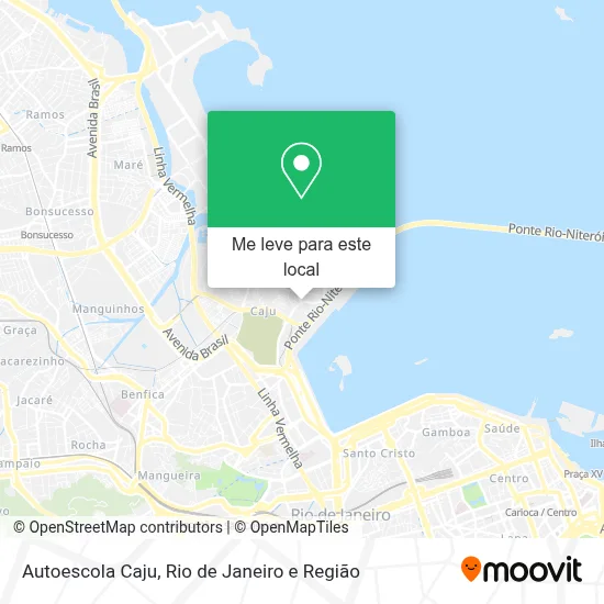 Autoescola Caju mapa