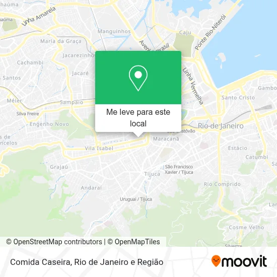 Comida Caseira mapa