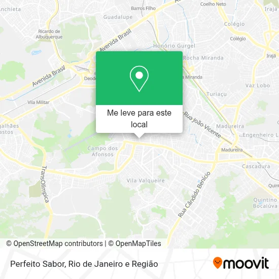Perfeito Sabor mapa