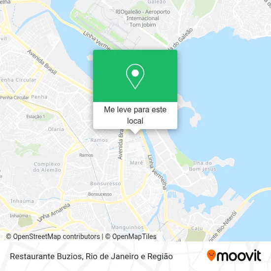 Restaurante Buzios mapa