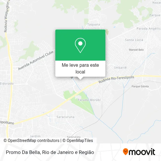 Promo Da Bella mapa