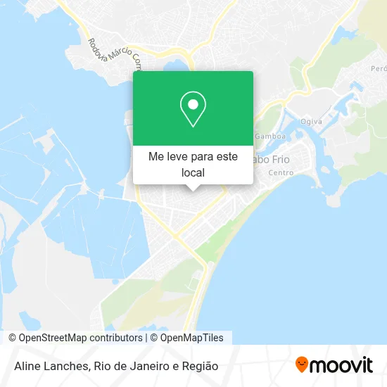 Aline Lanches mapa