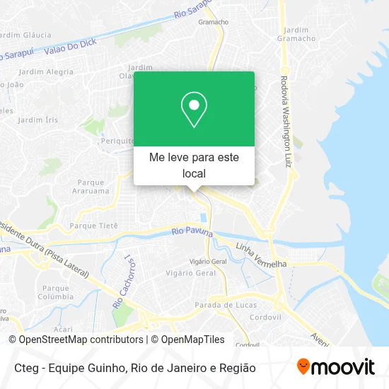 Cteg - Equipe Guinho mapa