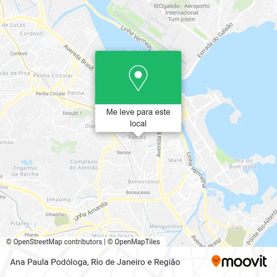 Ana Paula Podóloga mapa