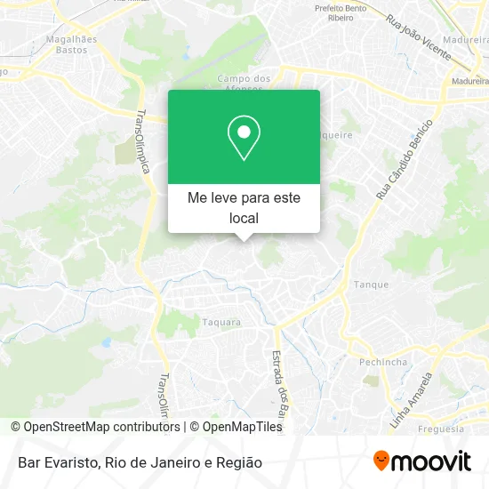 Bar Evaristo mapa