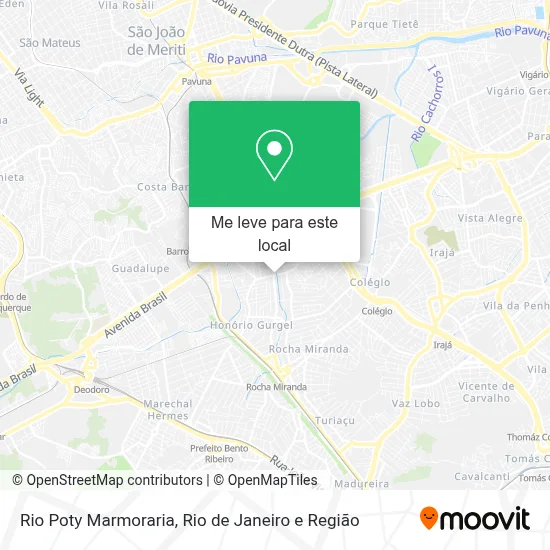 Rio Poty Marmoraria mapa
