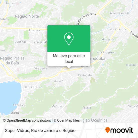 Super Vidros mapa