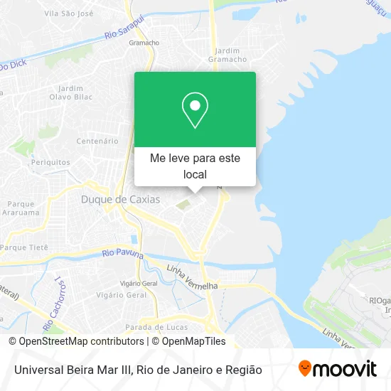 Universal Beira Mar III mapa