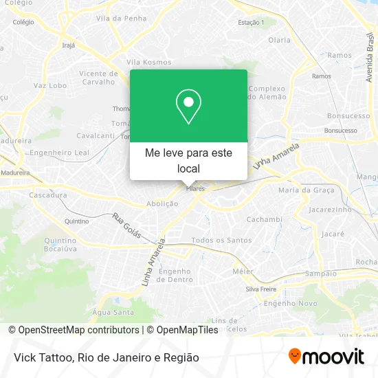 Vick Tattoo mapa