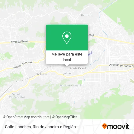 Gallo Lanches mapa