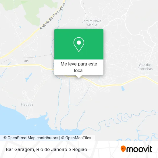 Bar Garagem mapa
