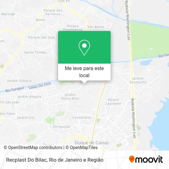 Recplast Do Bilac mapa