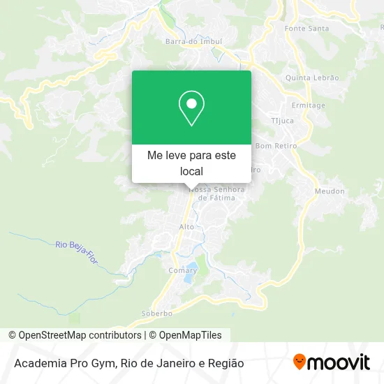 Academia Pro Gym mapa
