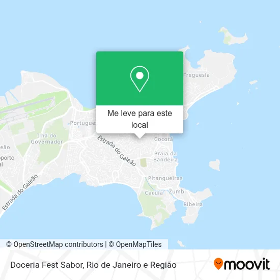 Doceria Fest Sabor mapa