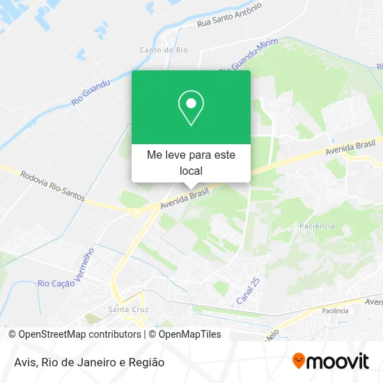 Avis mapa