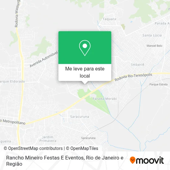 Rancho Mineiro Festas E Eventos mapa