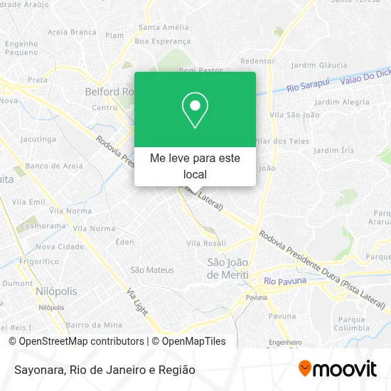 Sayonara mapa