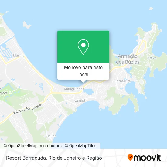 Resort Barracuda mapa