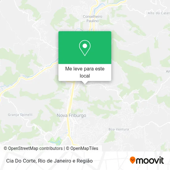 Cia  Do Corte mapa
