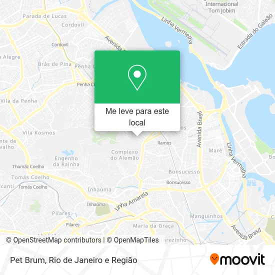 Pet Brum mapa