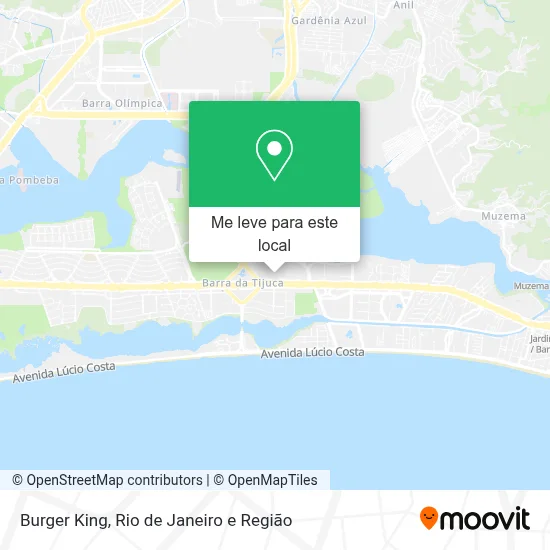 Burger King mapa