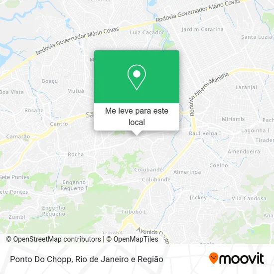 Ponto Do Chopp mapa