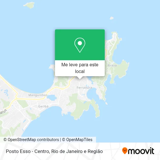 Posto Esso - Centro mapa
