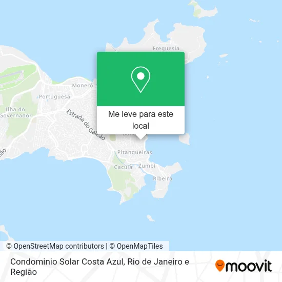 Condominio Solar Costa Azul mapa