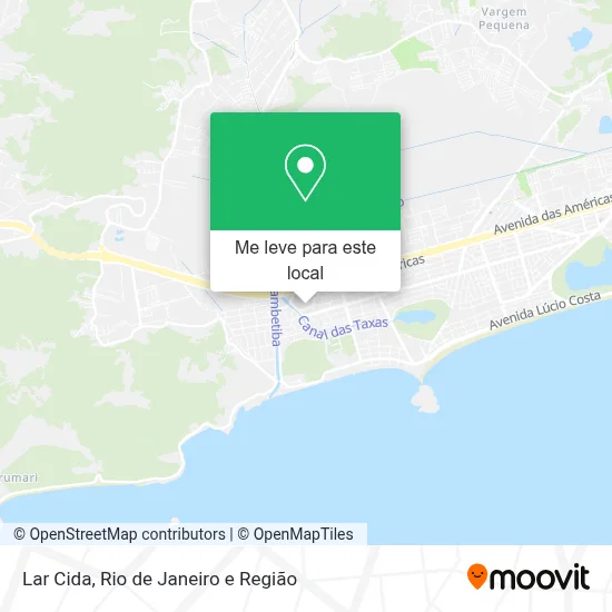 Lar Cida mapa