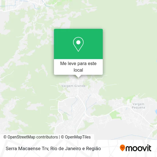 Serra Macaense Trv mapa