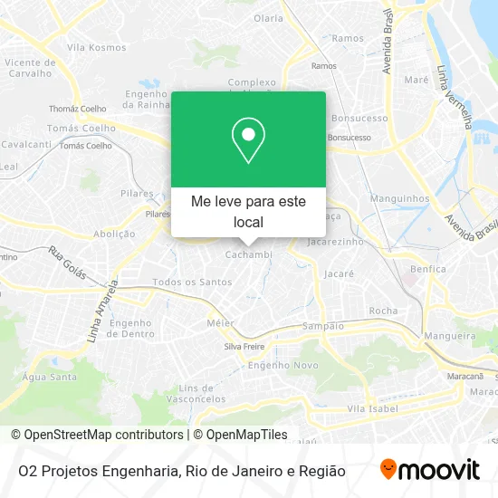 O2 Projetos Engenharia mapa