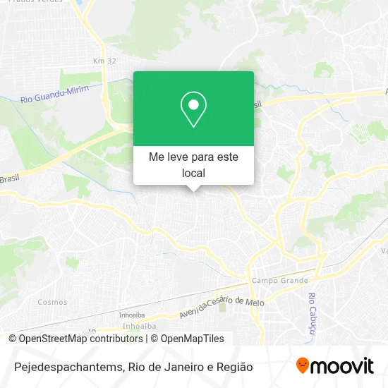 Pejedespachantems mapa