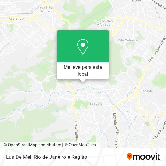 Lua De Mel mapa
