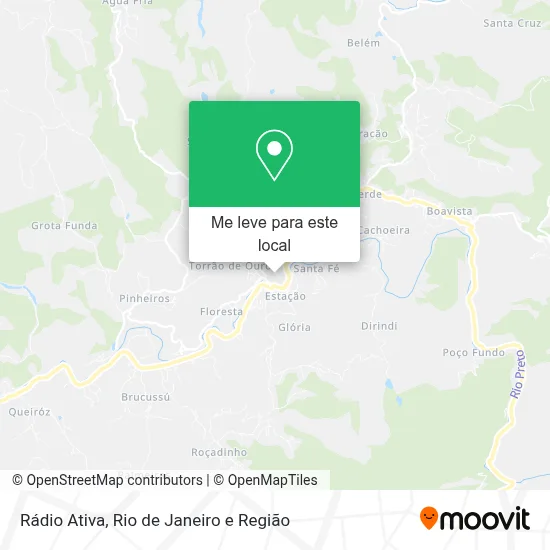 Rádio Ativa mapa