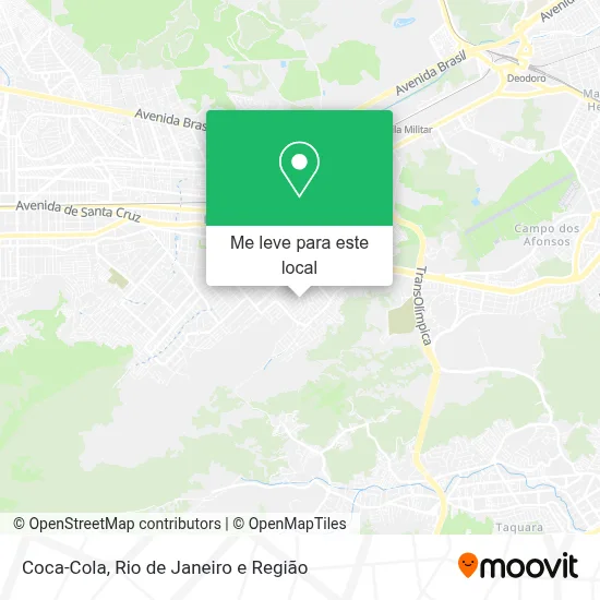 Coca-Cola mapa