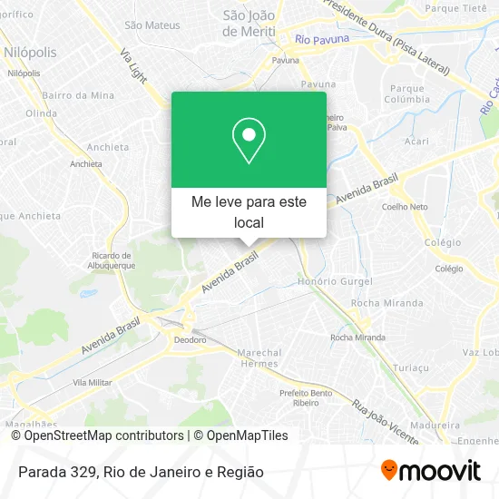 Parada 329 mapa