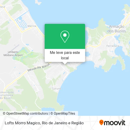 Lofts Morro Magico mapa