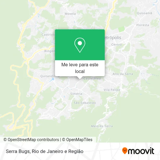 Serra Bugs mapa