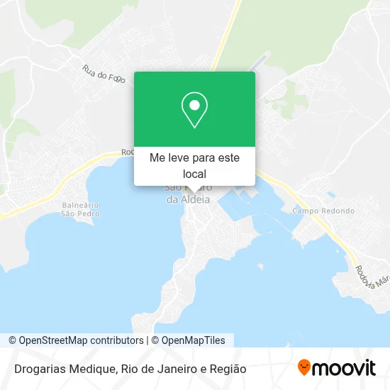 Drogarias Medique mapa