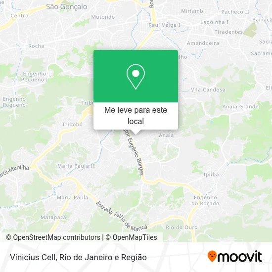 Vinicius Cell mapa