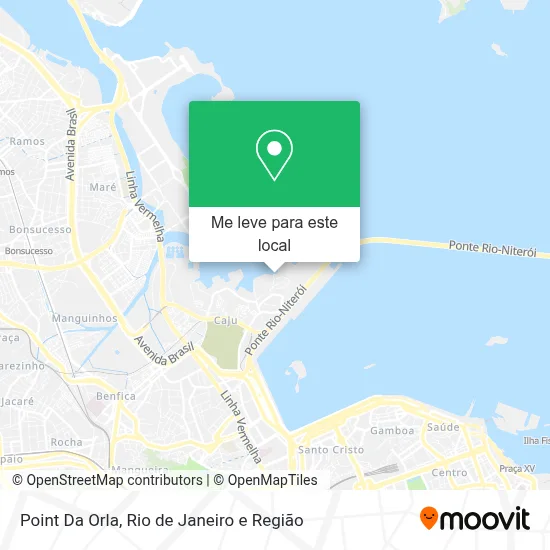 Point Da Orla mapa