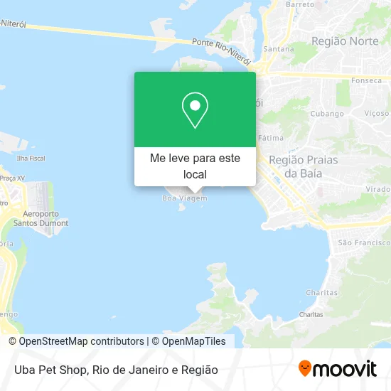 Uba Pet Shop mapa