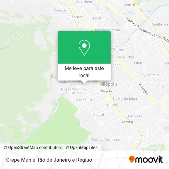 Crepe Mania mapa
