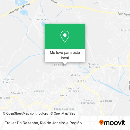 Trailer Da Resenha mapa