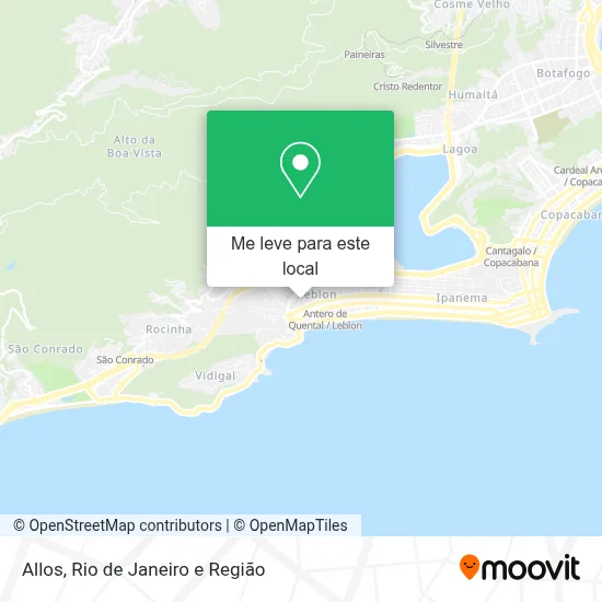 Allos mapa