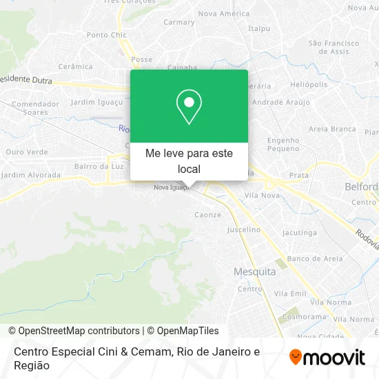 Centro Especial Cini & Cemam mapa